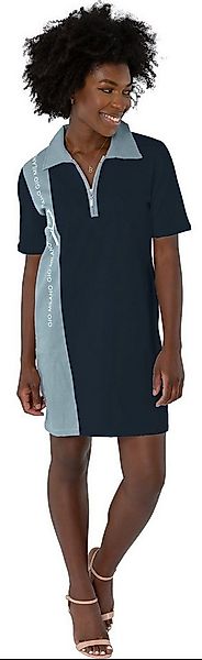 Gio Milano Sweatkleid G30-5103, mit Hemdkragen im Denimstyle abgesetzter De günstig online kaufen