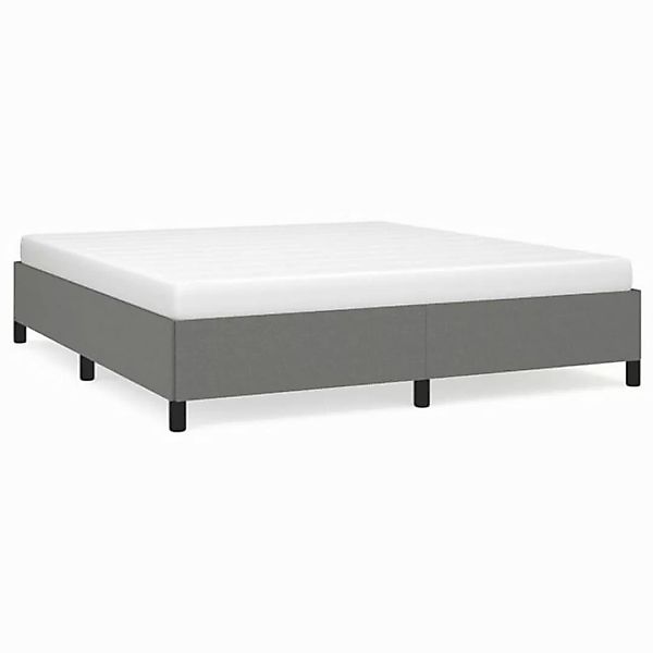 furnicato Bett Boxspringbett mit Matratze Dunkelgrau 180x200 cm Stoff (1-tl günstig online kaufen