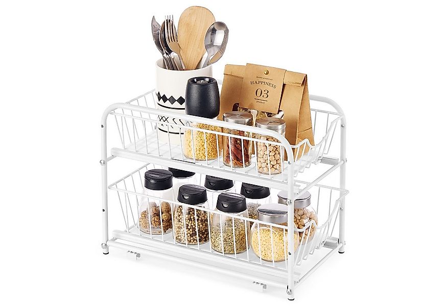 SONGMICS Küchenorganizer-Set Küchen-Organizer, (1-tlg), Küchenregal, Ordnun günstig online kaufen