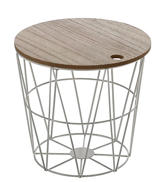 Spetebo Blumenhocker Blumenhocker mit Aufbewahrungskorb - günstig online kaufen