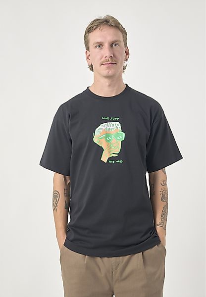 Cleptomanicx T-Shirt "Classic Tee Live slow die old", Locker geschnitten günstig online kaufen