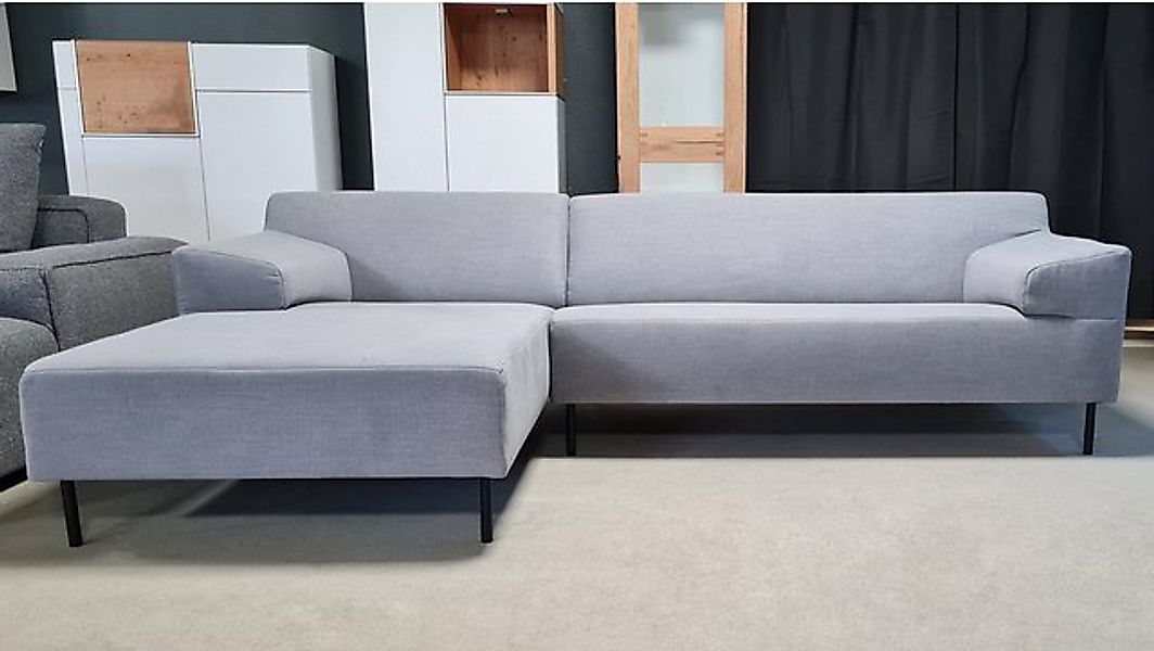 freistil ROLF BENZ Ecksofa ROLF BENZ Ecksofa Freistil 180 links Stoff grau günstig online kaufen