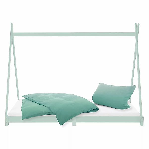 ML-DESIGN Spielbett Hausbett Tipi Zeltbett inkl. günstig online kaufen