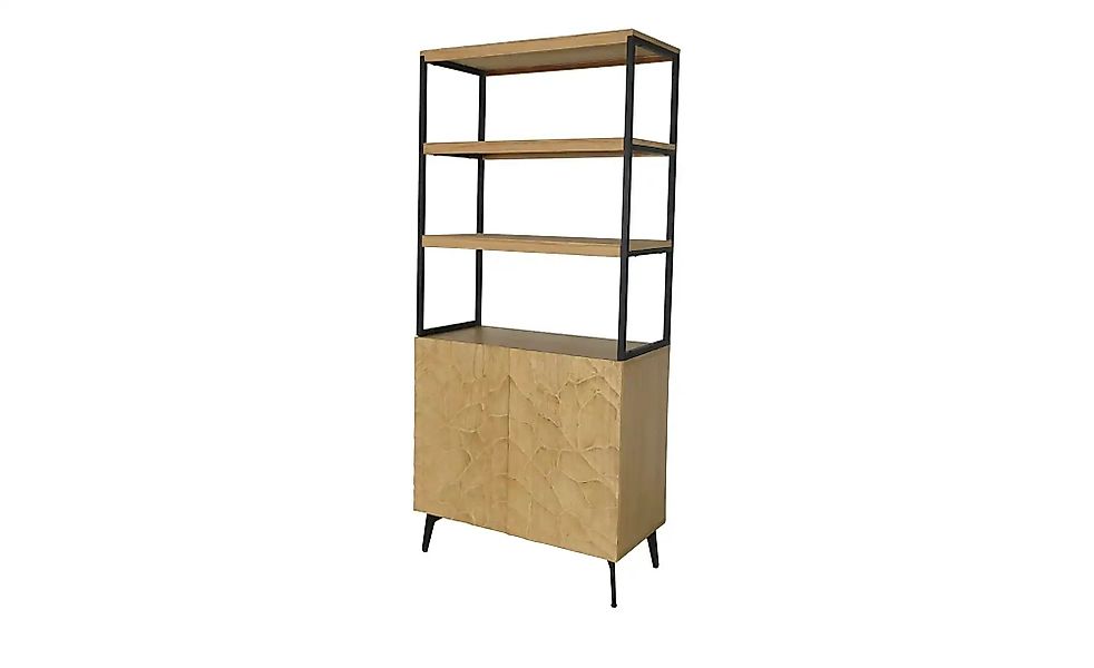 Regal  Oliveri ¦ holzfarben ¦ Maße (cm): B: 80 H: 180 T: 40.0 Regale > Büch günstig online kaufen