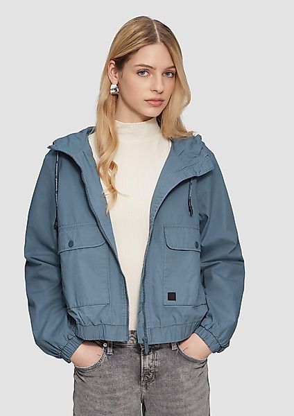QS Outdoorjacke Blouson aus Baumwolle mit günstig online kaufen