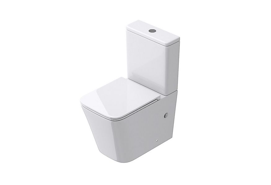 Mai & Mai Tiefspül-WC Spülrandlos StandWC + Spülkasten + WC-Sitz (mit Soft- günstig online kaufen