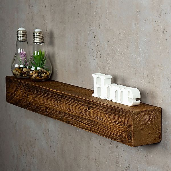 Levandeo® Wandregal, levandeo Wandregal Holz Massiv günstig online kaufen