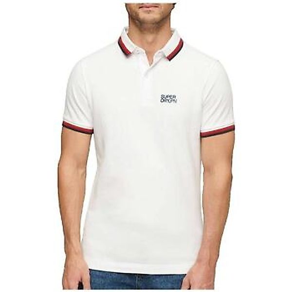 Superdry  Poloshirt Polo  Sportswear Tipped Polo slim fit blanc günstig online kaufen