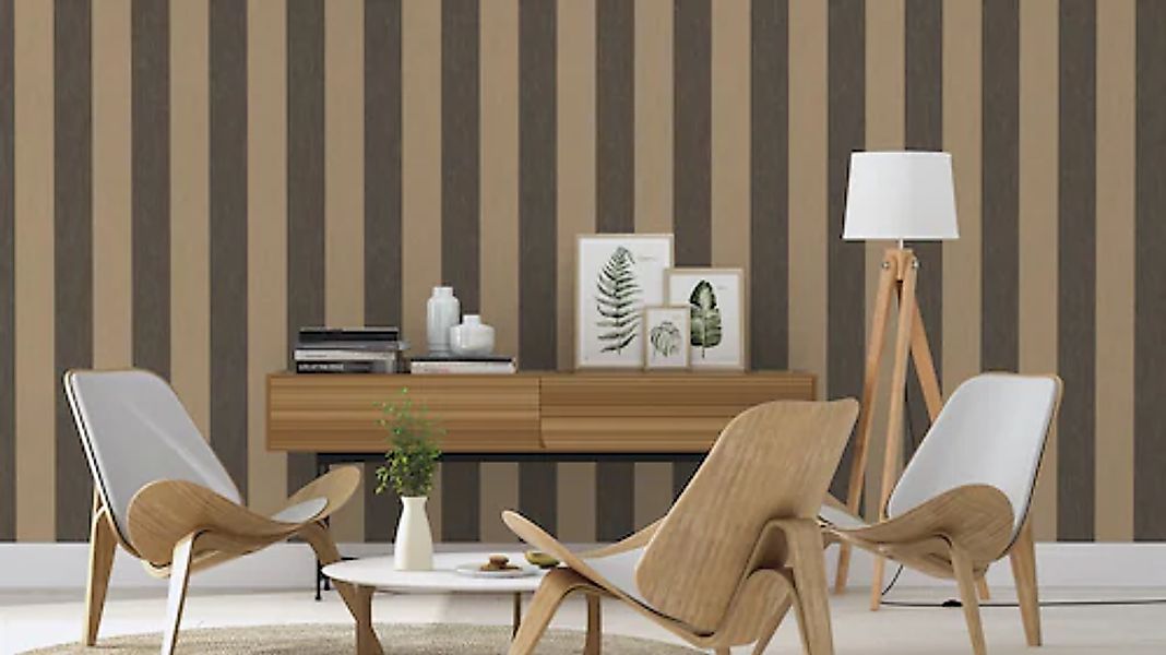 Rasch Vliestapete »Vliestapete Perfecto VI 844030«, Streifen, Blockstreifen günstig online kaufen
