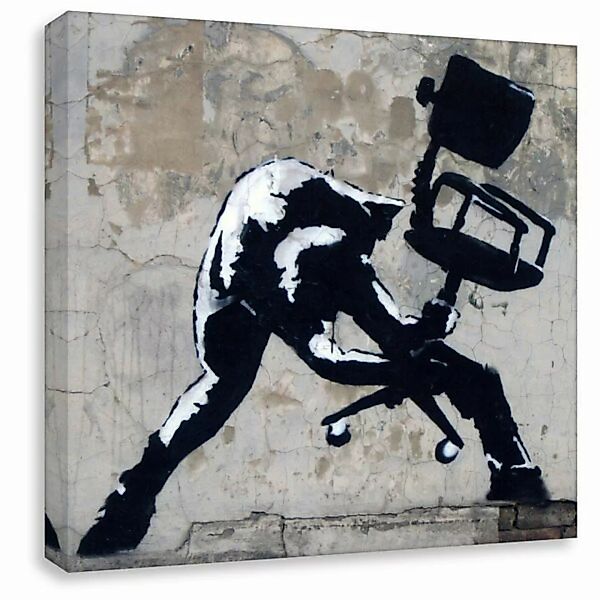 Wandbild Banksy Burnout Bilder Wohnzimmer günstig online kaufen