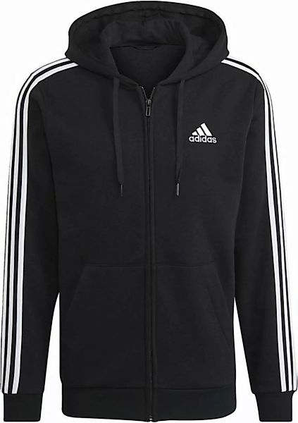 adidas Sportswear Sweatshirt M 3S FL FZ HD BLACK günstig online kaufen