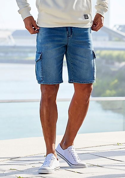 John Devin Shorts "Bermuda, kurze Jogger Pants", mit Cargotaschen, knielang günstig online kaufen