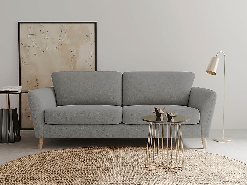 Home affaire 3-Sitzer "MARSEILLE Sofa 206 cm", mit Massivholzbeinen aus Eic günstig online kaufen