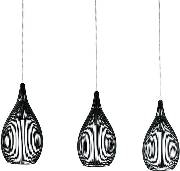 EGLO Hängeleuchte »RAZONI Pendellampe, Stahl und Glas, IP20, E27, Esstischl günstig online kaufen