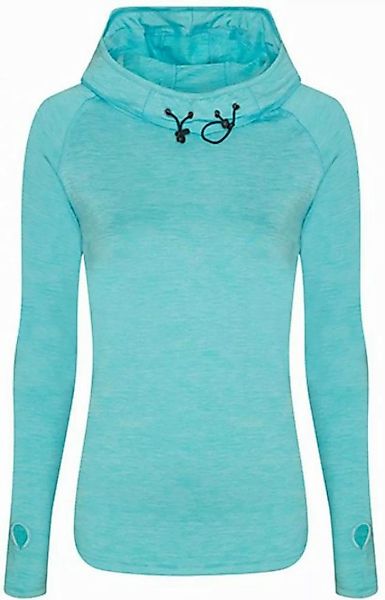 Just Cool Langarmshirt Damen Girlie Cool Cowl Neck Top günstig online kaufen