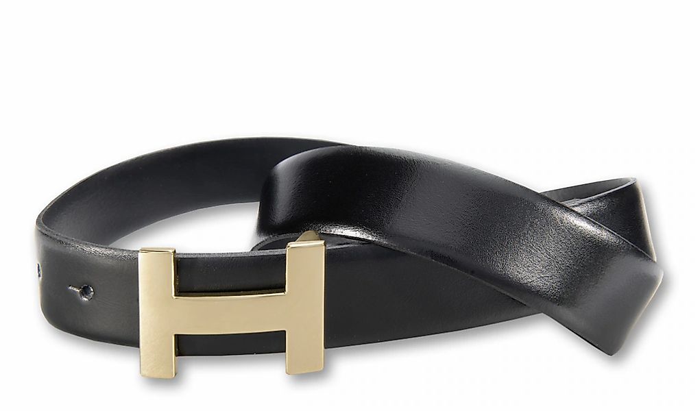 Silbergift Koppelgürtel "Koppelgürtel im edlen Look mit goldener H-Schließe günstig online kaufen