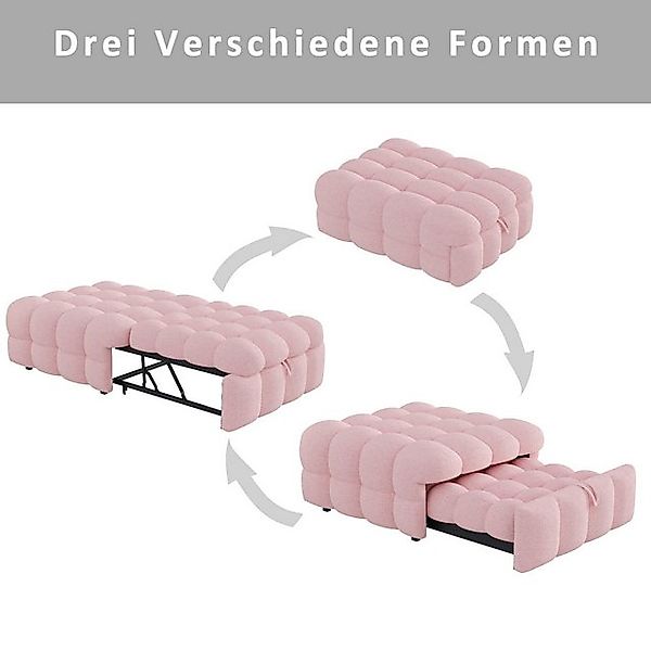 STILVORA Schlafsofa Ausziehbares sofa mit bettfunktion,sofas wohnzimmer,Puf günstig online kaufen