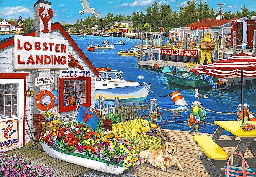 Bluebird Puzzle Puzzle Lobster Landing, 1000 günstig online kaufen