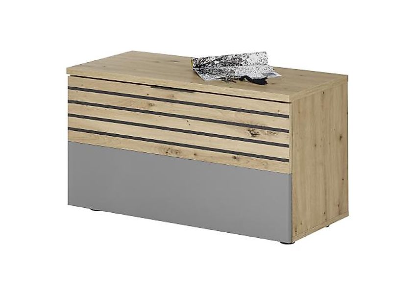 HBZ "Milan Garderobenbank, BxHxT 85x45x38 cm" 1 Stk. tlg. Mit 1 Klappe und günstig online kaufen