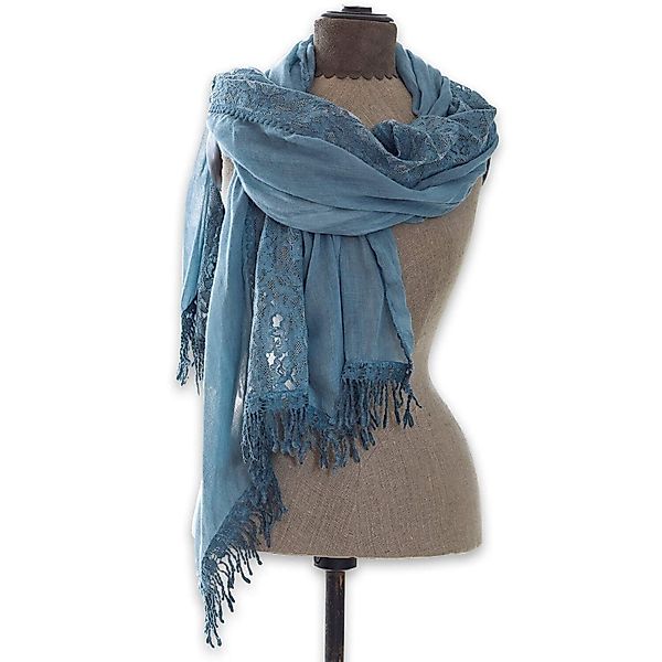 Mirabeau Modeschal Schal Emely blau, (1-St) günstig online kaufen