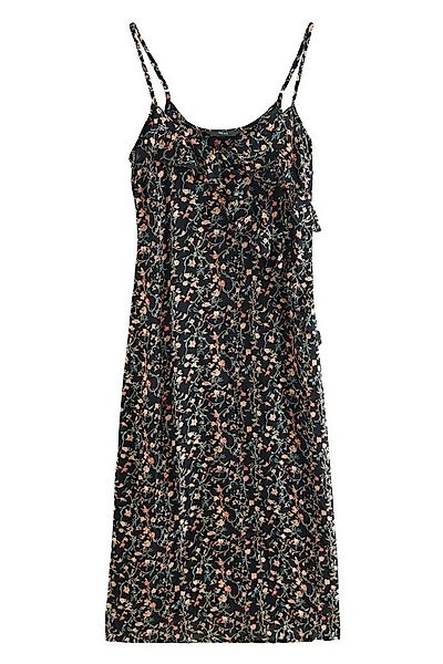 Next Sommerkleid Mittellanges Trägerkleid mit Rüschen (1-tlg) günstig online kaufen