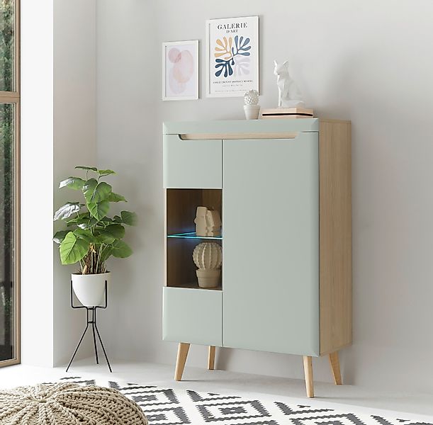 INOSIGN Vitrine "Torge, Hochschrank, Glasvitrine, Standvitrine, Vitrinensch günstig online kaufen