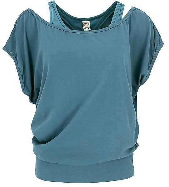 Guru-Shop T-Shirt Lagentop, Bio Baumwolle Yogashirt mit.. alternative Bekle günstig online kaufen
