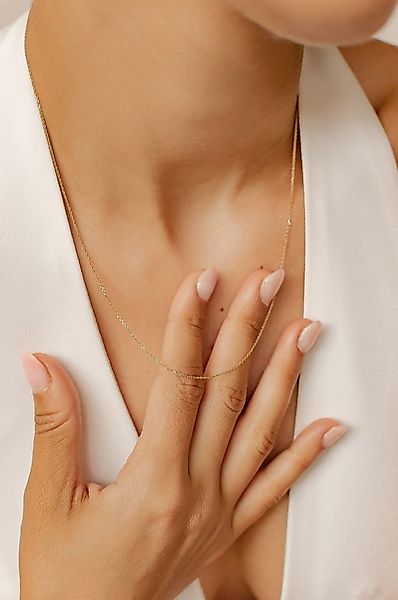 Dear Me Goldkette Damen 375/ 585 zur Auswahl Gold, Basic Kette für Layering günstig online kaufen