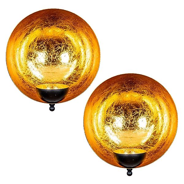 Levandeo® Kerzenständer, 2er Set Wand Teelichthalter günstig online kaufen