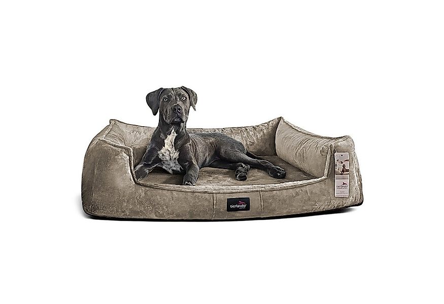 tierlando® Tierbett Orthopädisches Hundebett FRANKLIN Kuscheliger Teddy-Sto günstig online kaufen