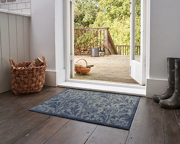 Turtle Mat Fußmatte »Thistle Blue & Gold«, rechteckig, 9 mm Höhe günstig online kaufen