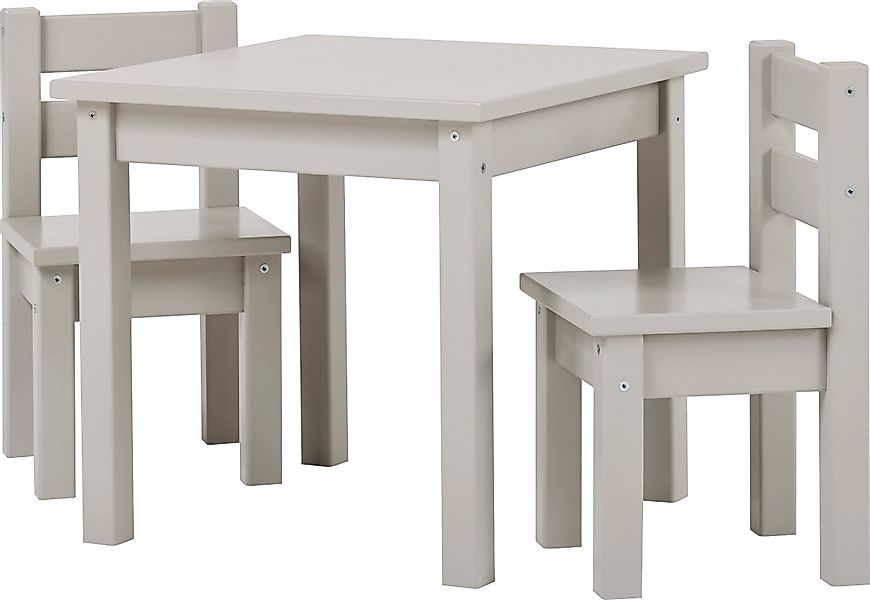 Hoppekids Kindersitzgruppe »MADS Kindersitzgruppe« Set, 1 Tisch, 2 Stühle, günstig online kaufen