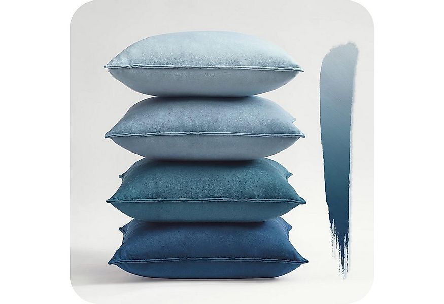 Topfinel Kissenbezüge 4er Set 40x40 & 50x50 cm aus weichem Samt-flauschig m günstig online kaufen