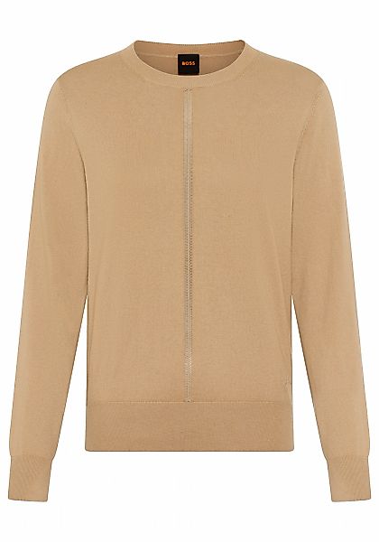 BOSS ORANGE Strickpullover "Finguine Premium Damenmode", mit Ajour-Dekor, R günstig online kaufen