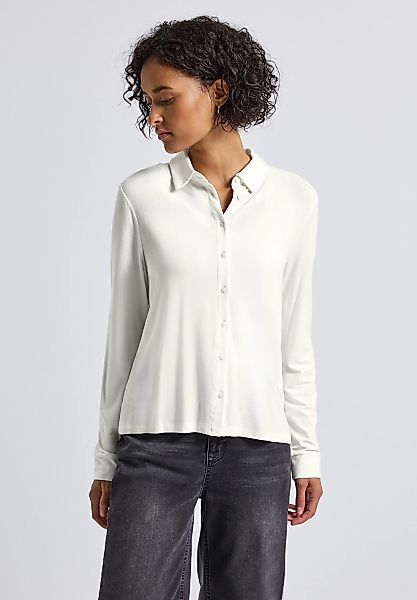 STREET ONE Langarmshirt, aus strecthigem Viskosematerial günstig online kaufen
