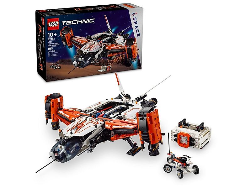LEGO® Technic - VTOL Schwerlastraumfrachter LT81 (42181) Konstruktions-Spie günstig online kaufen