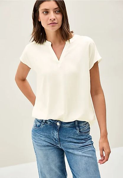 Blusenshirt in Unifarbe günstig online kaufen