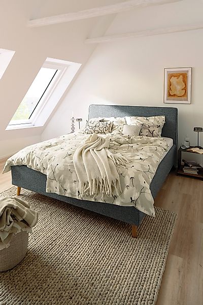 SCHÖNER WOHNEN-Kollektion Wendebettwäsche Fleur, Satin, 2 günstig online kaufen