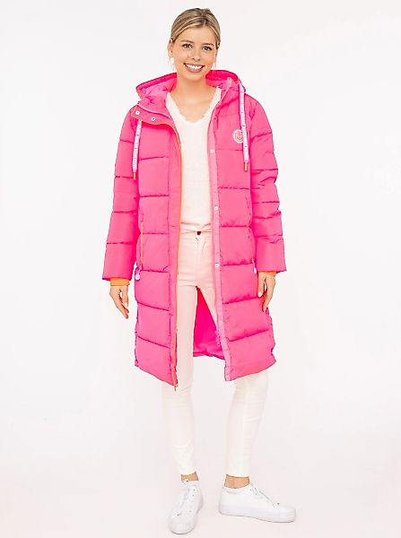 Zwillingsherz Steppmantel "Küstentraum" martimen Details, mit Kapuze und Ta günstig online kaufen