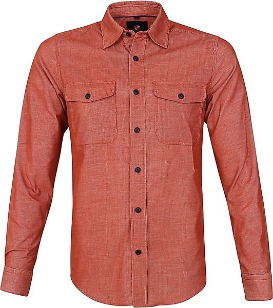 Suitable Corduroy Overshirt Brique Rot - Größe S günstig online kaufen