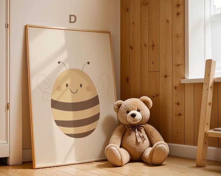 JUSTGOODMOOD Poster Premium ® Giraffe Löwe günstig online kaufen