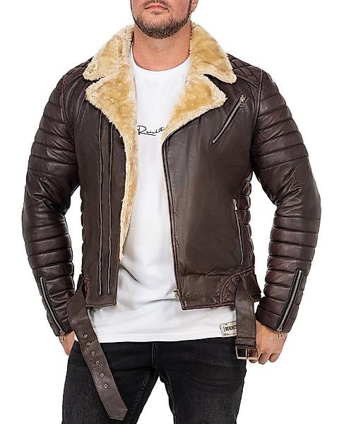 Reichstadt Lederjacke Herren Bikerjacke RS008LUX gefüttert günstig online kaufen