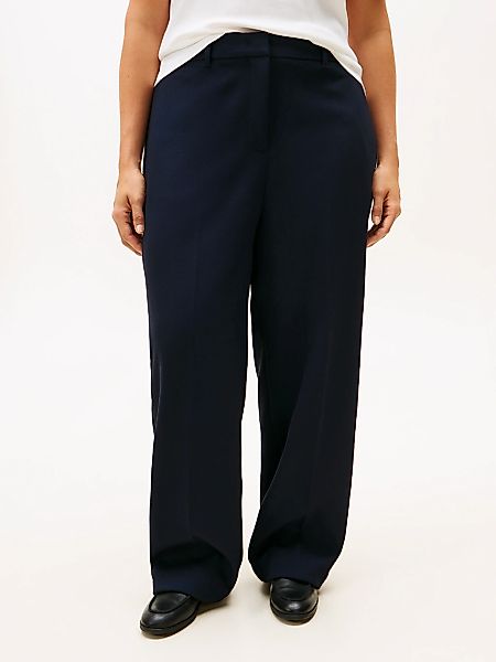 Tommy Hilfiger Curve Anzughose "CRV PUNTO RLXD STRAIGHT PANT", in großen Gr günstig online kaufen