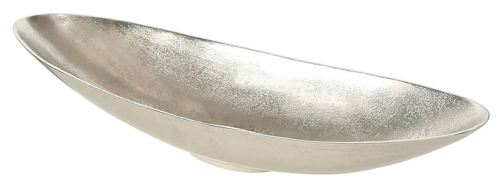BOLTZE GRUPPE GmbH Dekoschale PHÖNIX, B 51 cm, T 19 cm, Silbergrau, Alumini günstig online kaufen
