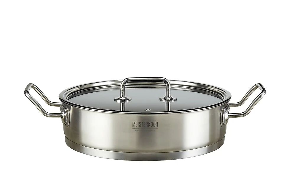 Meisterkoch Servierpfanne 28 cm  MODUS ¦ silber ¦ Edelstahl ¦ Maße (cm): H: günstig online kaufen
