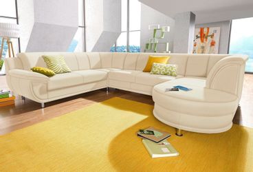 TRENDMANUFAKTUR Wohnlandschaft "Rondo, U-Form" inkl.Federkern, wahlweise mi günstig online kaufen