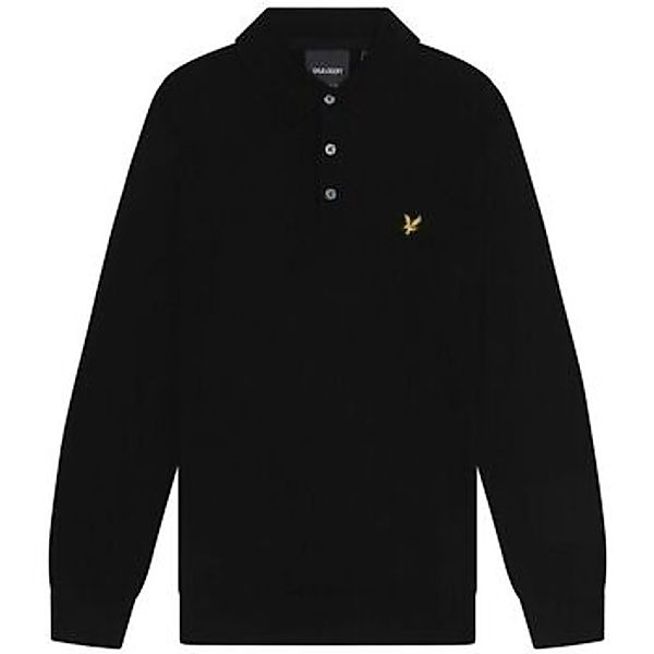 Lyle & Scott  Pullover KN2313V FOOTBALL COLLAR-Z865 JET BLACK günstig online kaufen