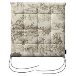 Stuhlkissen Jonas mit Bindeschnur, ecru-beige, 40 x 40 x 3,5 cm, Avinon (14 günstig online kaufen