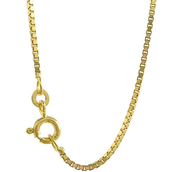 HOPLO Goldkette Goldkette Venezianerkette Länge 55cm günstig online kaufen