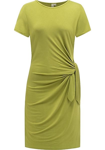 Ragwear Shirtkleid Knotta Kurzarm Sommerkleid mit seitlichem Bindeband günstig online kaufen